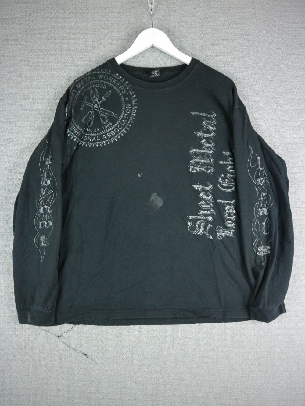 Sheet Metal Union Workers Vintage Made in Canada Cotton Shirt Longsleeve XL